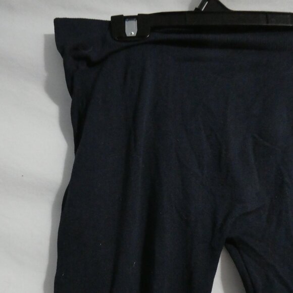 SWS - STREETWEAR SOCIETY | medium | Navy Leggings | Ribbed Waist and Bottom Hems - Picture 10 of 16